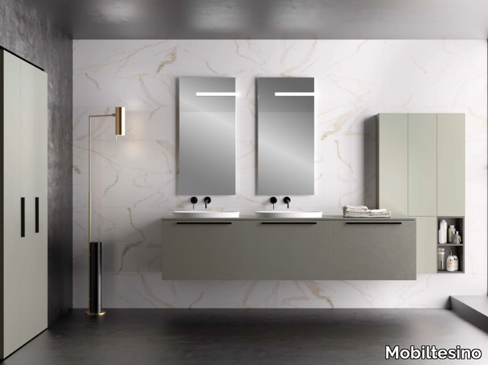 UR29 - Double vanity unit with drawers _ Mobiltesino