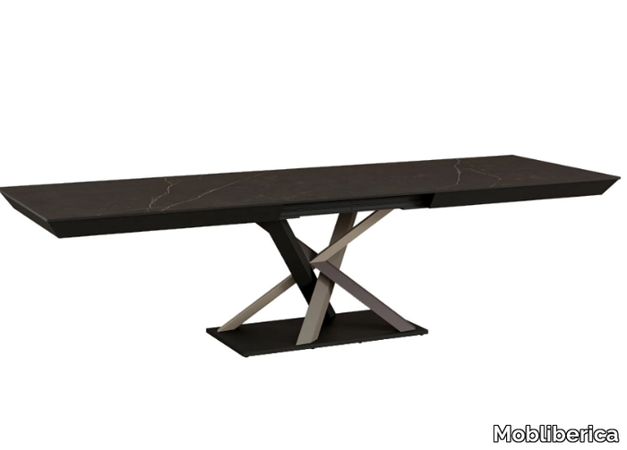 MISTRAL - Extending rectangular ceramic table _ Mobliberica