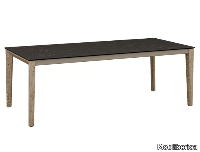 ILEX - Extending rectangular ceramic dining table _ Mobliberica