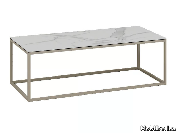 TERRA - Low rectangular ceramic coffee table _ Mobliberica