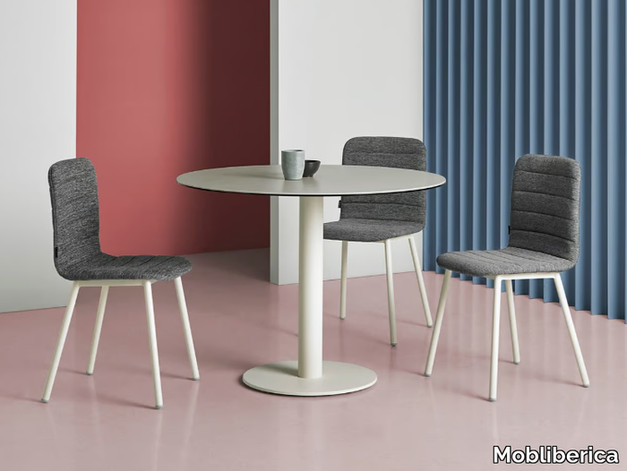 SOL - Round ceramic table _ Mobliberica