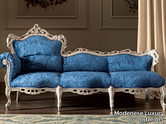 11422 - Upholstered fabric day bed _ Modenese Luxury Interiors