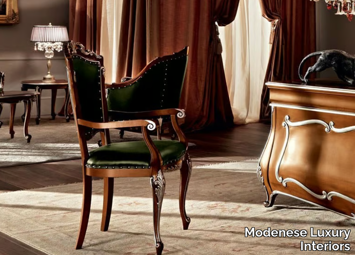 11511 - Upholstered chair with armrests _ Modenese Luxury Interiors