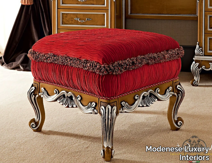 12516 - Upholstered fabric pouf _ Modenese Luxury Interiors