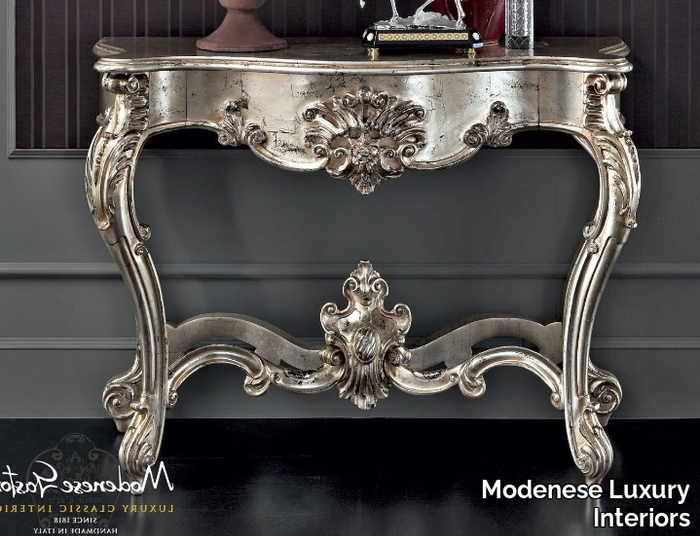 12605 - Solid wood console table _ Modenese Luxury Interiors