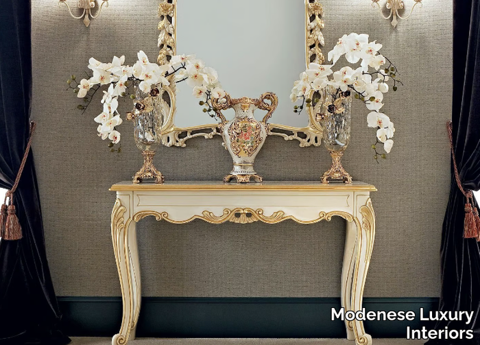 12608 - Solid wood console table _ Modenese Luxury Interiors