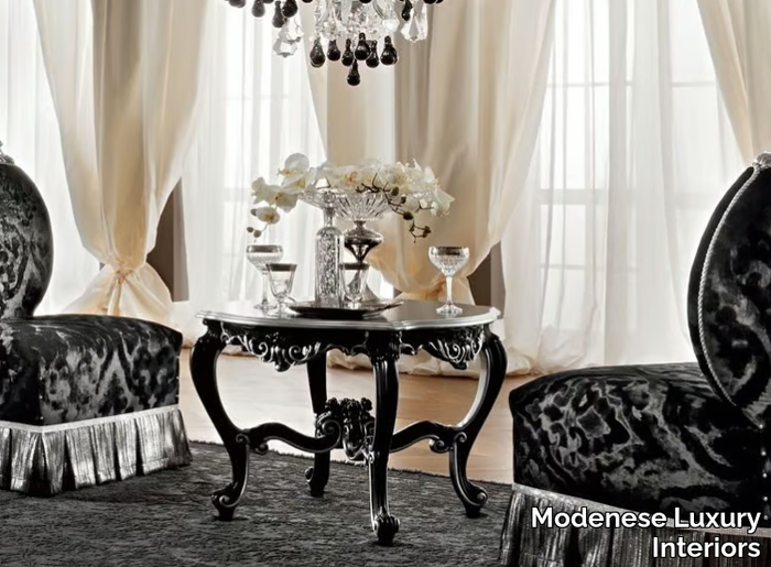 12626 - Low solid wood coffee table _ Modenese Luxury Interiors