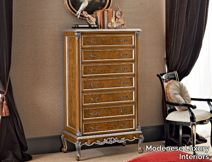 12653 - Solid wood chest of drawers _ Modenese Luxury Interiors