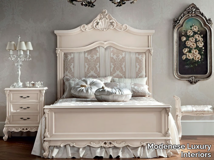 12204 - Full size bed with upholstered headboard _ Modenese Luxury Interiors