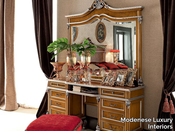 12210 - Baroque wooden dressing table _ Modenese Luxury Interiors