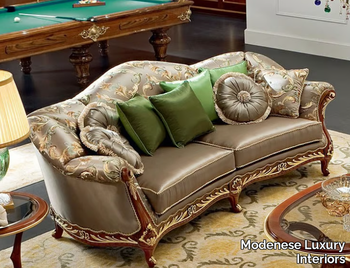 13418 - 3 seater fabric sofa _ Modenese Luxury Interiors