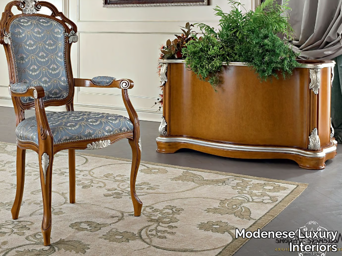 13505 - Upholstered chair with armrests _ Modenese Luxury Interiors