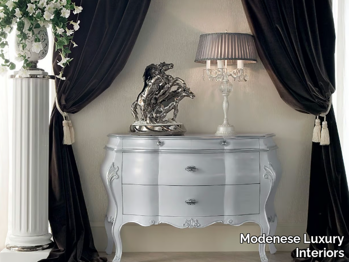 13606 - Classic style wooden chest of drawers _ Modenese Luxury Interiors