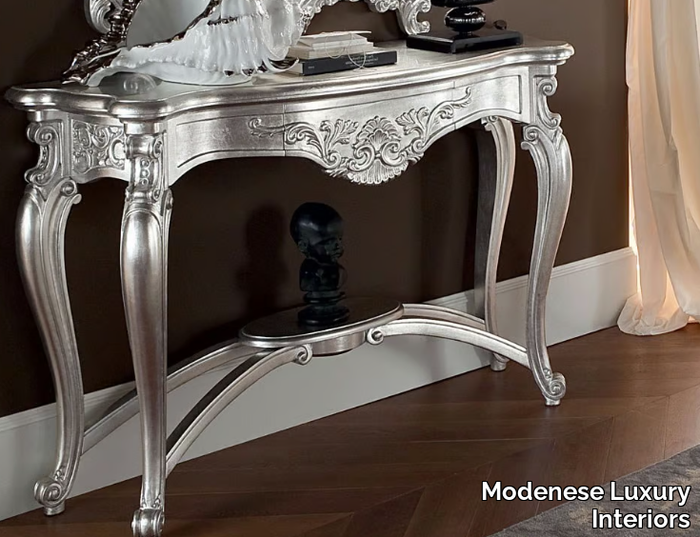 13638 - Rectangular wooden console table _ Modenese Luxury Interiors