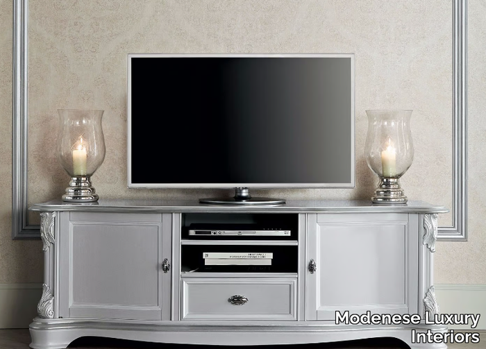 13111 - Classic style wooden TV cabinet _ Modenese Luxury Interiors