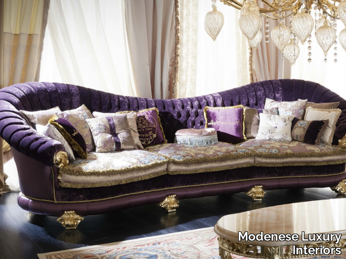 15411 - 4 seater fabric sofa _ Modenese Luxury Interiors