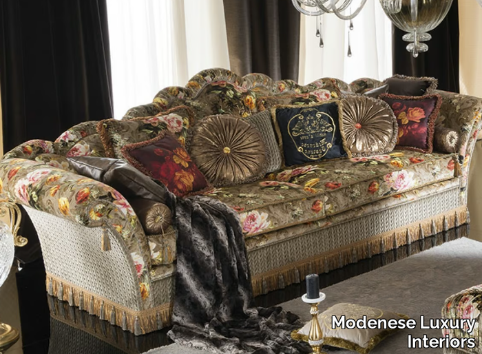 15413 - 3 seater fabric sofa _ Modenese Luxury Interiors