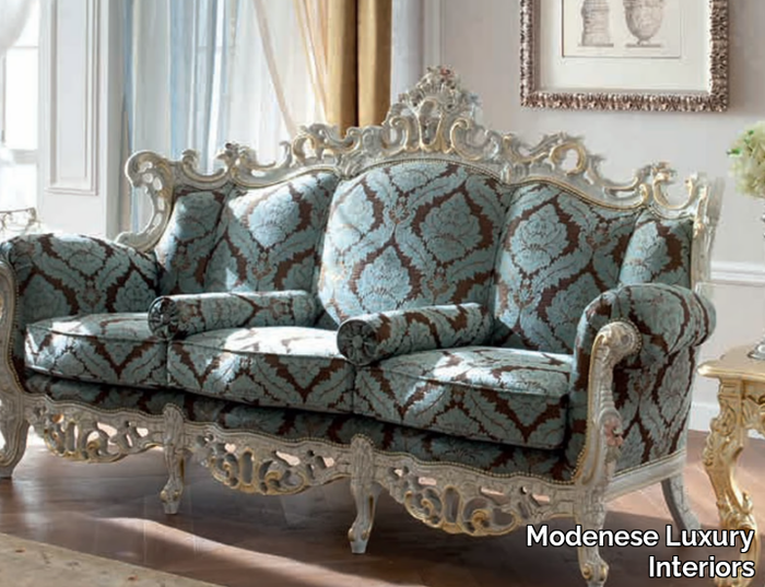 15433 - 3 seater fabric sofa _ Modenese Luxury Interiors