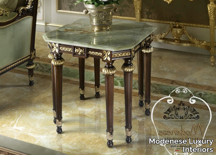 14601 - Square marble coffee table _ Modenese Luxury Interiors