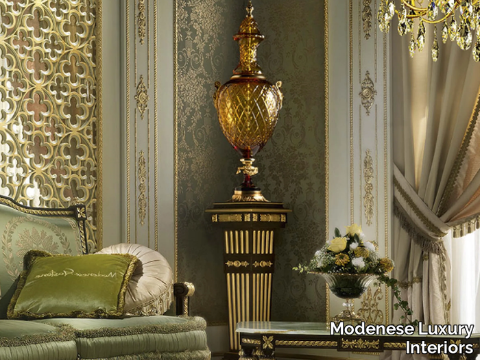 14655 - Wooden pedestal _ Modenese Luxury Interiors