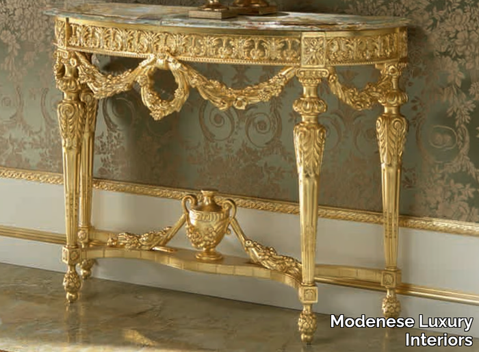 14605 - Demilune console table _ Modenese Luxury Interiors