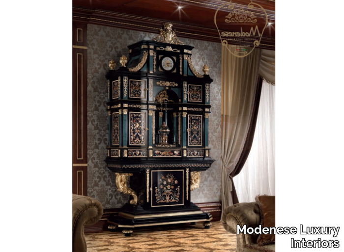 14639 - Wooden highboard with doors _ Modenese Luxury Interiors