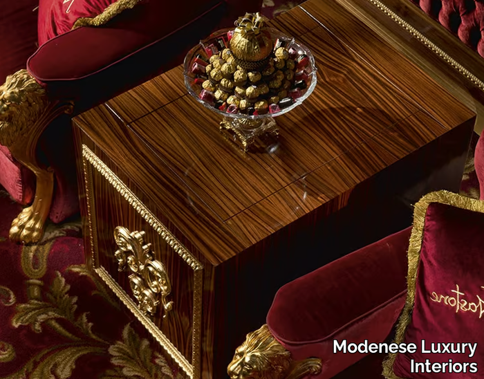14646 - Rectangular wooden coffee table _ Modenese Luxury Interiors