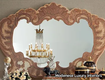 13670 - Wall-mounted framed mirror _ Modenese Luxury Interiors