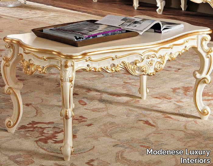 11616 - Low solid wood coffee table _ Modenese Luxury Interiors