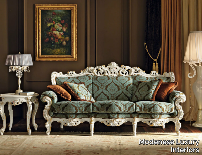 11414 - 3 seater fabric sofa _ Modenese Luxury Interiors