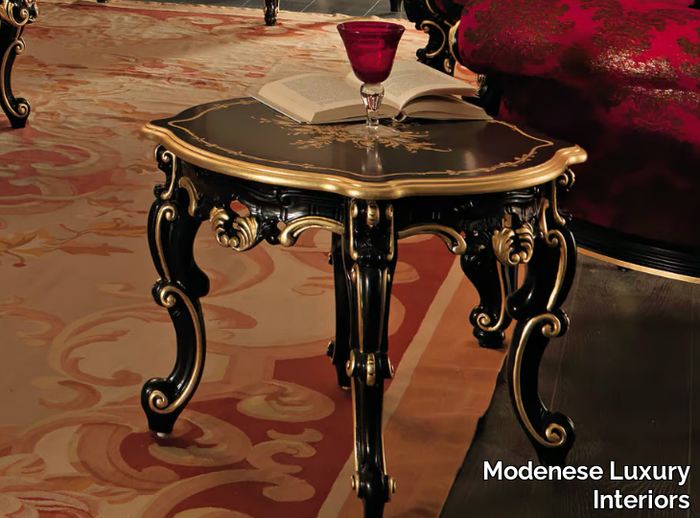 11618 - Low solid wood coffee table _ Modenese Luxury Interiors