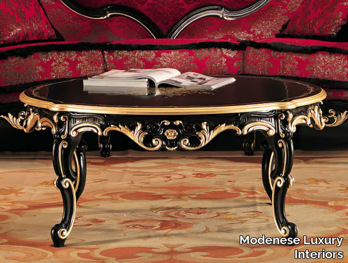 11614 - Low solid wood coffee table _ Modenese Luxury Interiors