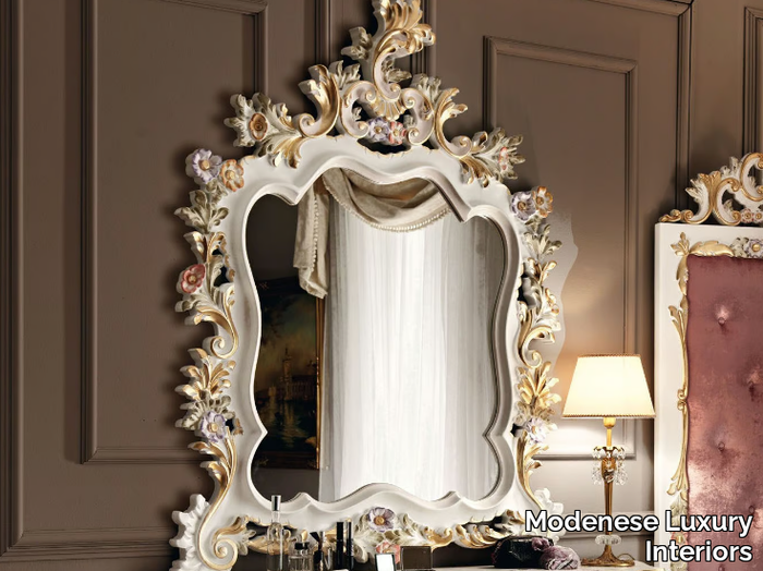 11626 - Wall-mounted framed mirror _ Modenese Luxury Interiors