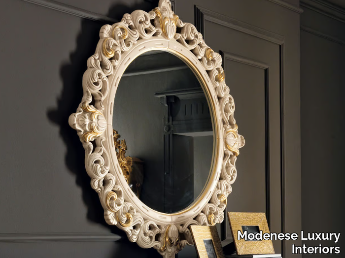 11632 - Wall-mounted framed mirror _ Modenese Luxury Interiors