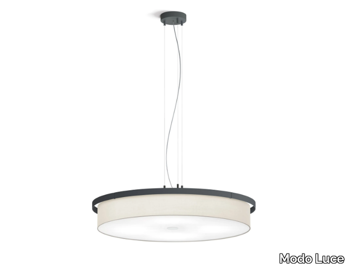 CHARLIE - Fabric pendant lamp _ Modo Luce