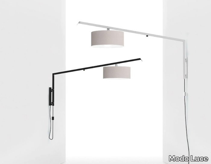 ANGELICA OUTDOOR - Adjustable powder coated aluminium outdoor wall lamp _ Modo Luce