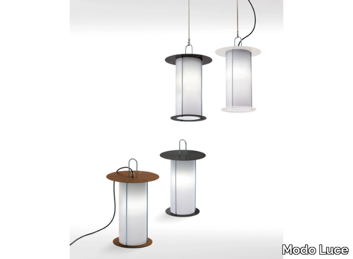 DIOGENE OUTDOOR - LED painted metal Outdoor table lamp _ Modo Luce