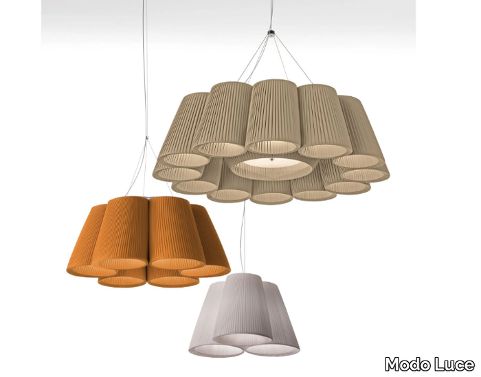 FLORINDA - Fabric pendant lamp _ Modo Luce