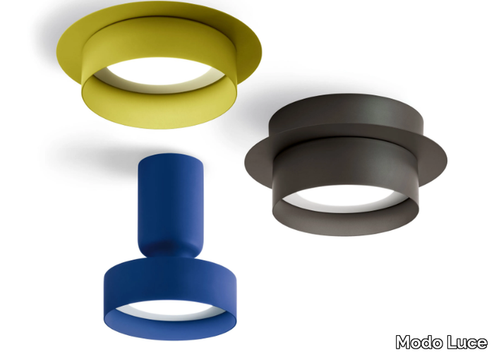 HAMMER - LED painted metal ceiling light _ Modo Luce