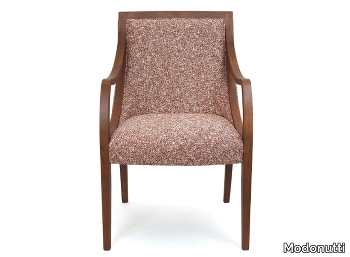 P ELEGANCE - Upholstered fabric chair with armrests _ Modonutti