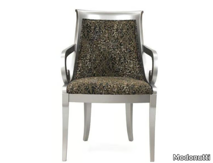 P 224 CARIN - Upholstered fabric chair with armrests _ Modonutti