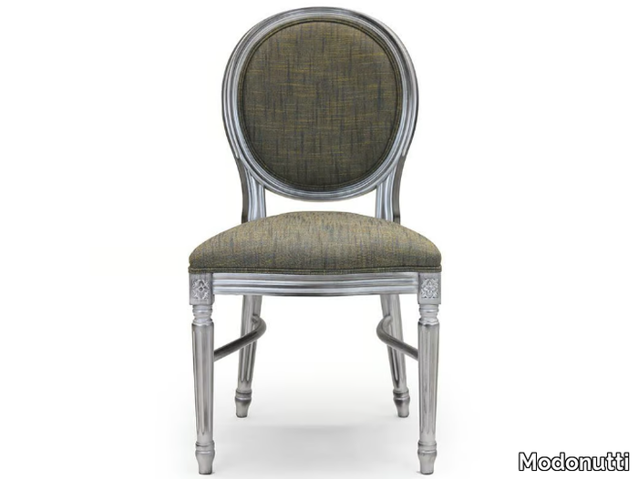 S 200/I AMANDINE - Stackable medallion fabric chair _ Modonutti