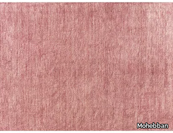 CRIMSON - Solid-color handmade rug _ Mohebban