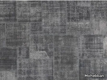 PATCHWORK DARK GRAY - Patchwork custom rug _ Mohebban