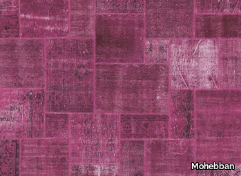 PATCHWORK FUCHSIA - Patchwork handmade rug _ Mohebban