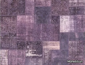 PATCHWORK LILAC - Patchwork handmade rug _ Mohebban