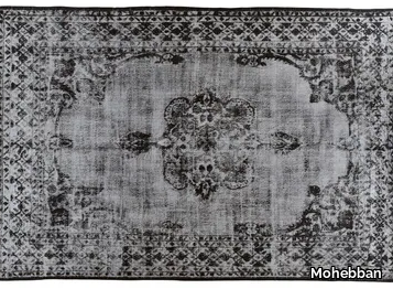 VINTAGE BLACK - Vintage style custom rug _ Mohebban