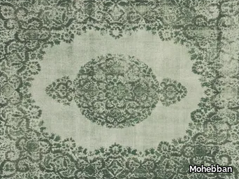 VINTAGE GREEN - Vintage style custom rug _ Mohebban