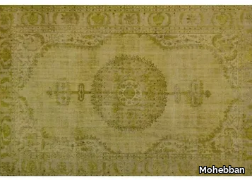 VINTAGE LEMON GREEN - Custom rug _ Mohebban