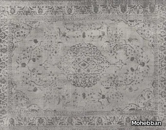 VINTAGE LIGHT GRAY - Vintage style custom rug _ Mohebban